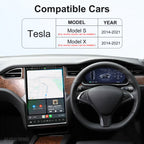 AutoMMI 2014-2021 Tesla Model S Model X Head Units Wireless Apple CarPlay &amp; Android Auto Module integration kit