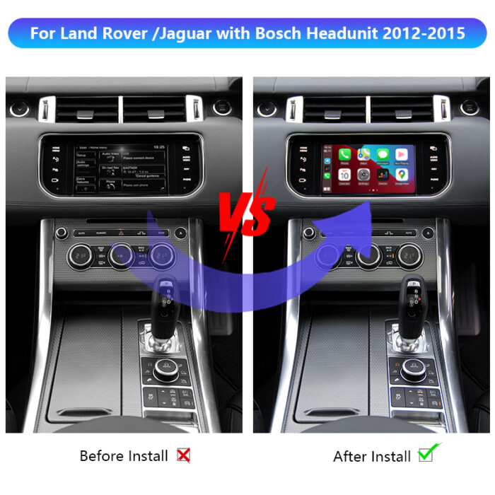 Wireless Apple CarPlay Android Auto Interface for Range Rover Jaguar Bosch - Image 4