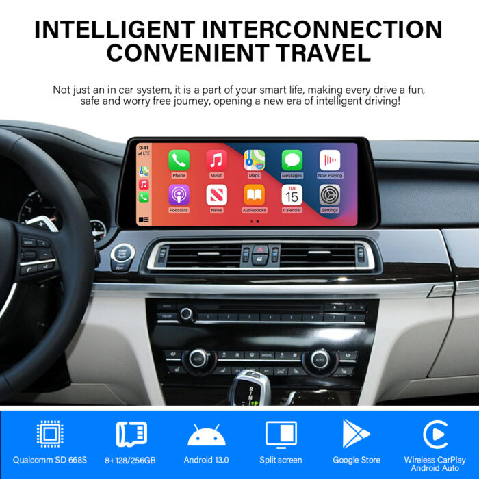 BMW CIC 7 series 12.3" 14.9" Ultra-thin Qualcomm Android Touch Screen gps navigation - Image 3
