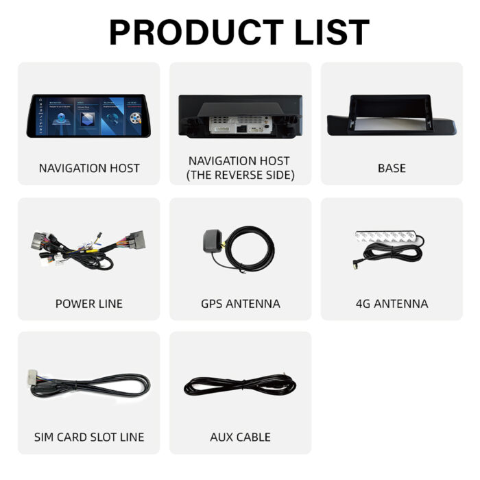 BMW CIC E60 12.3" 14.9" Ultra-thin Qualcomm Android Touch Screen gps navigation - Image 3
