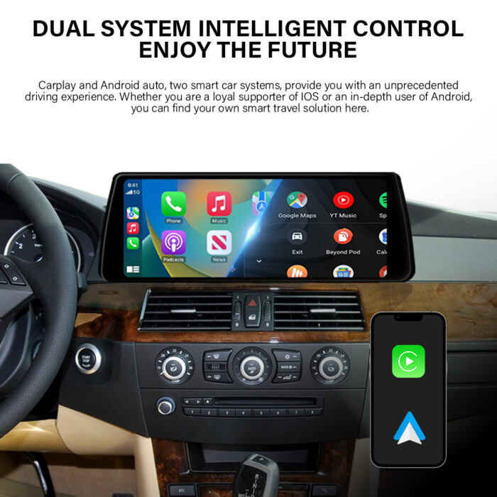 BMW CIC E60 12.3" 14.9" Ultra-thin Qualcomm Android Touch Screen gps navigation - Image 5