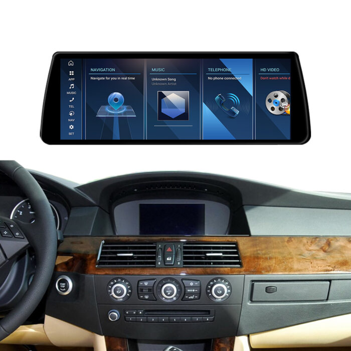 BMW CIC E60 12.3" 14.9" Ultra-thin Qualcomm Android Touch Screen gps navigation