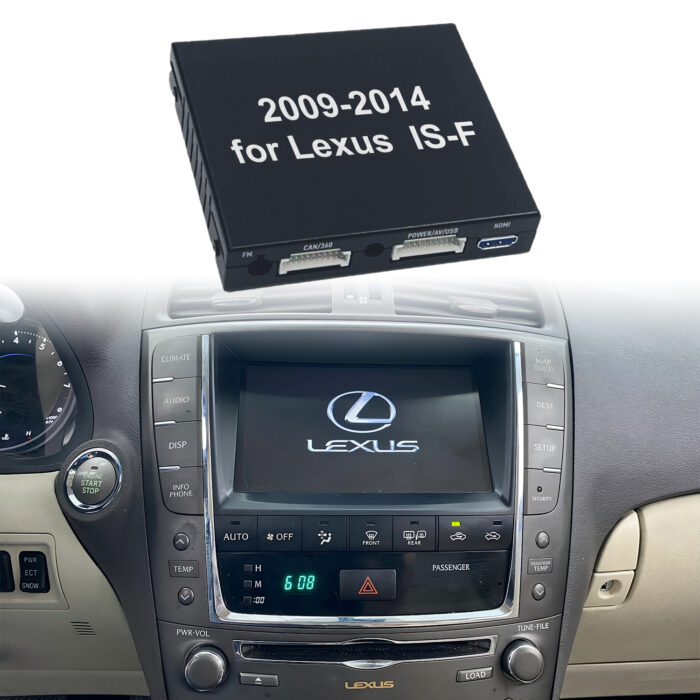 IS F Auto Electronics Wireless Apple Carplay Android Auto Navigation & GPS for Lexus Auto Integration Kits 2006-2010