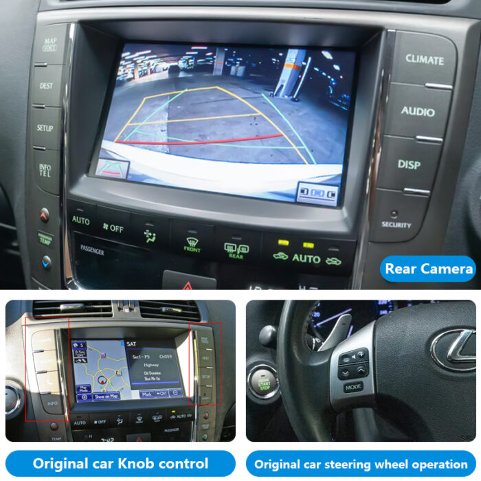 IS F Auto Electronics Wireless Apple Carplay Android Auto Navigation & GPS for Lexus Auto Integration Kits 2006-2010 - Image 4