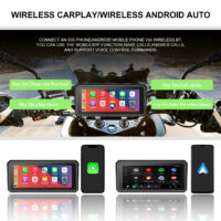 6 Inch Display Dual Camera Motorbike Tyre Pressure Temperature Monitoring Waterproof Dustproof IPS Dashboard GPS Stereo Front - Image 2