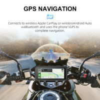 6 Inch Display Dual Camera Motorbike Tyre Pressure Temperature Monitoring Waterproof Dustproof IPS Dashboard GPS Stereo Front - Image 3