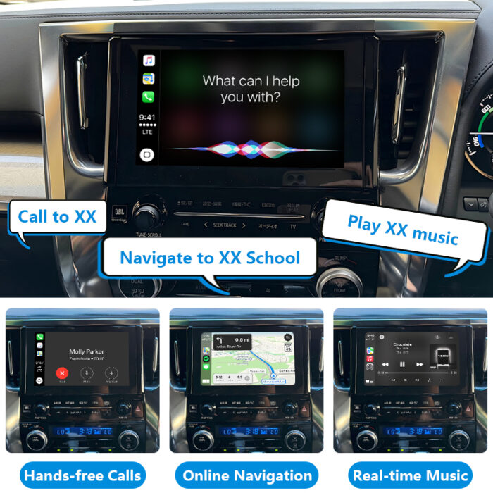 Alphard Vellfire OEM Head Units Wireless Apple CarPlay and Android Auto Integration Kits Car Dvd Player for 2008-2023 Toyota Car - Image 5