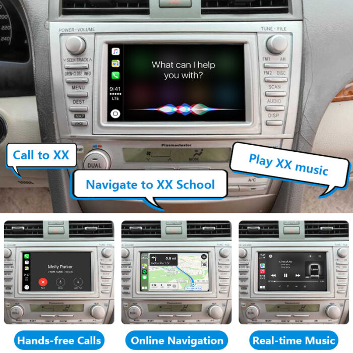 CAMRY Car Radio Wireless Apple Carplay and Android Auto Integration Kits Car Dvd Player for 2006-2013 toyota camry Car - Image 4