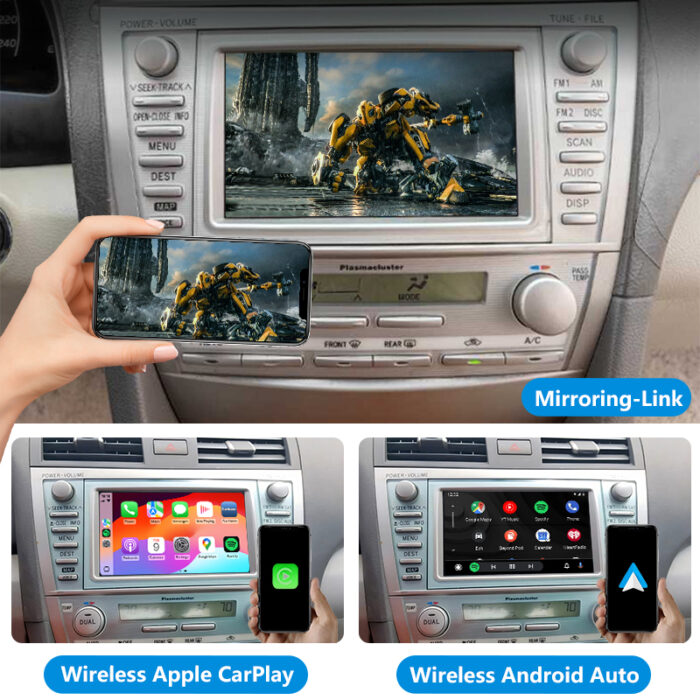 CAMRY Car Radio Wireless Apple Carplay and Android Auto Integration Kits Car Dvd Player for 2006-2013 toyota camry Car - Image 2