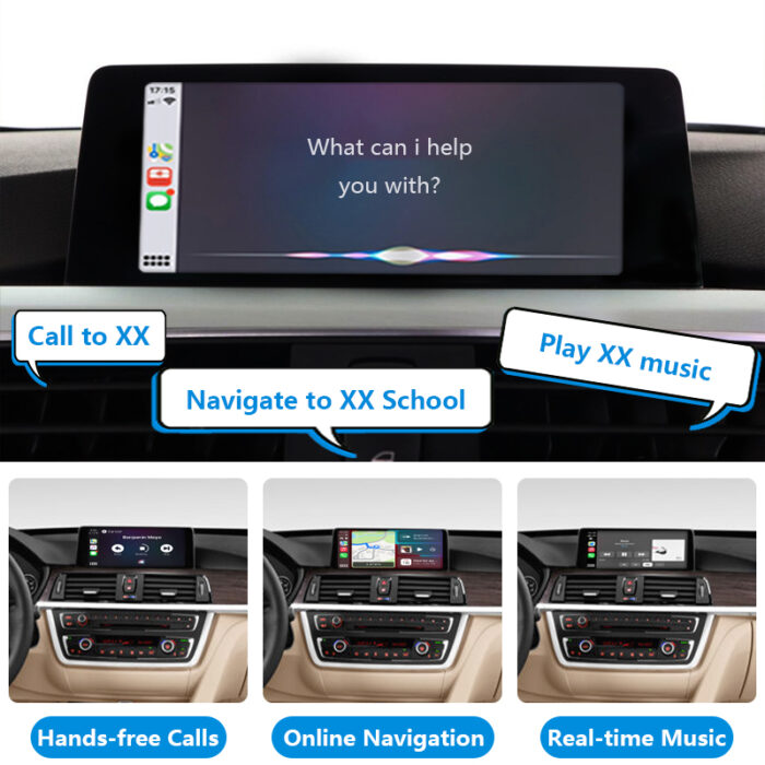 Autommi Wireless Apple CarPlay Android Auto Integration Kit for BMW CIC NBT CCC EVO Original Screen - Image 3
