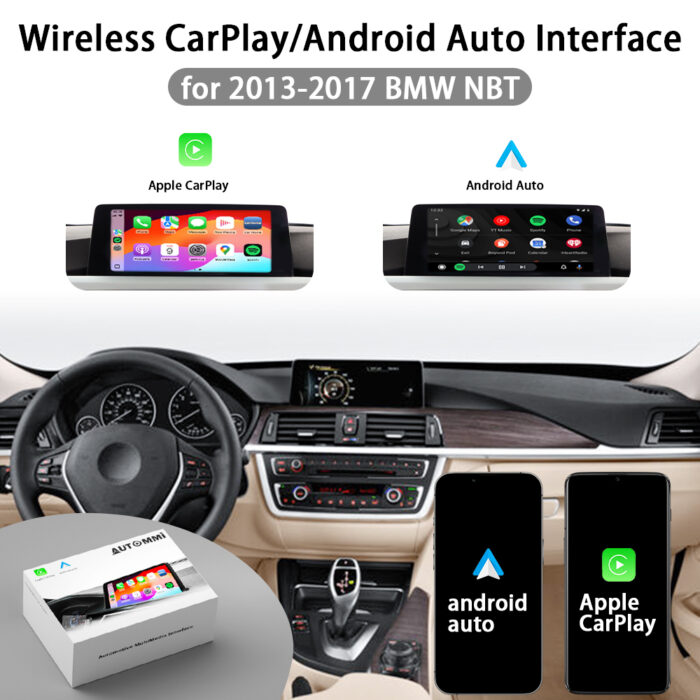 Autommi Wireless Apple CarPlay Android Auto Integration Kit for BMW CIC NBT CCC EVO Original Screen - Image 6
