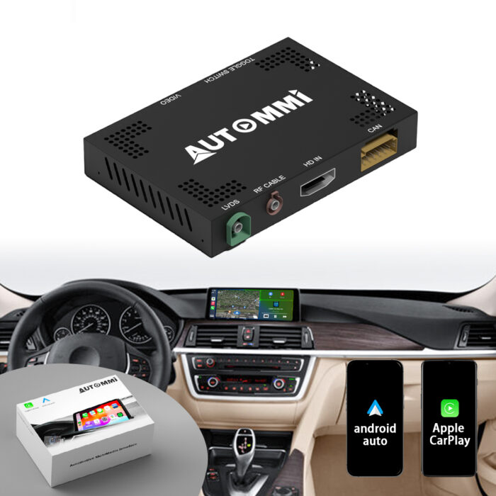 Autommi Wireless Apple CarPlay Android Auto Integration Kit for BMW CIC NBT CCC EVO Original Screen