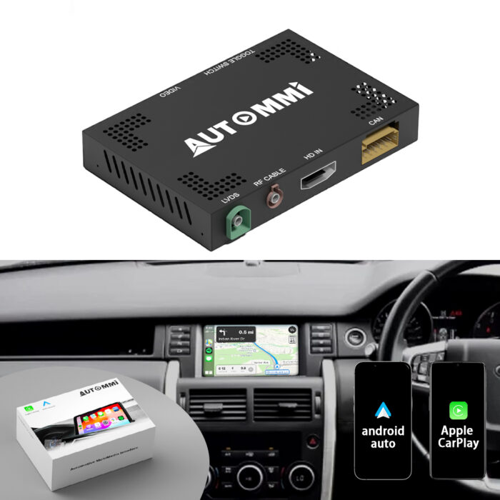 Autommi Wireless Apple CarPlay Android Auto Integration Kit for Land Rover Harman 8.8"/Harman 10.25/Bosch 8.8"/Denso Original Screen
