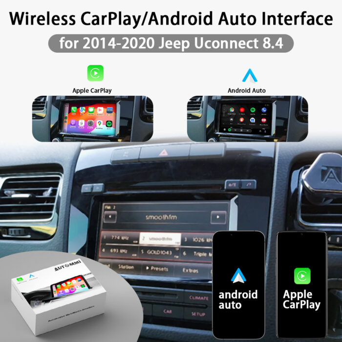 Autommi Wireless Apple CarPlay Android Auto Integration Kit for Volkswagen touareg 6.5/touareg 8/Golf/Phaeton Original Screen - Image 6