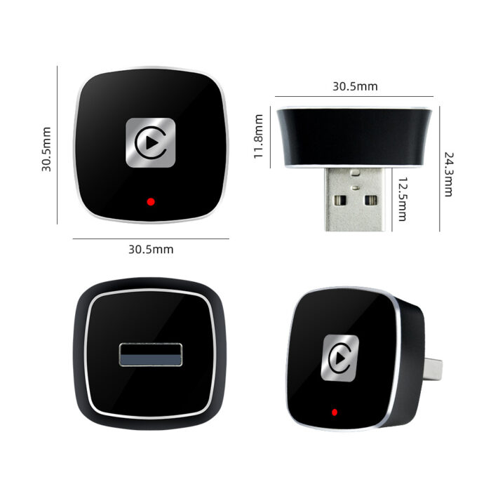 2 in 1 Wireless Carplay Adapter & Android Auto Dongle Mini Plus Work IPHONE with USB Type a c Connector for car - Image 10