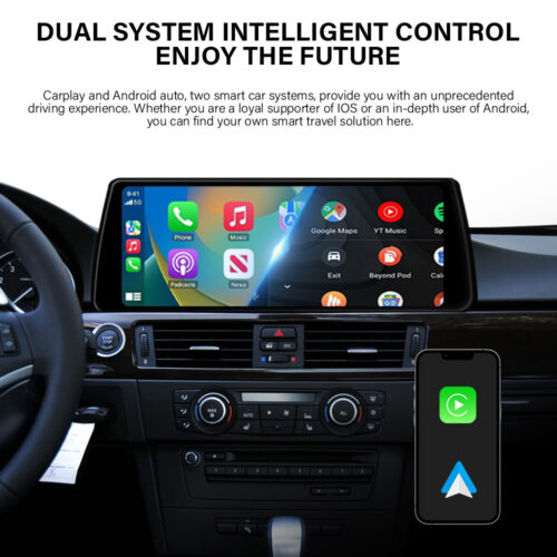 BMW NBT 12.3 inch Android car Screen GPS Navigation WIFI CarPlay Android Auto For 2012 BMW CCC
