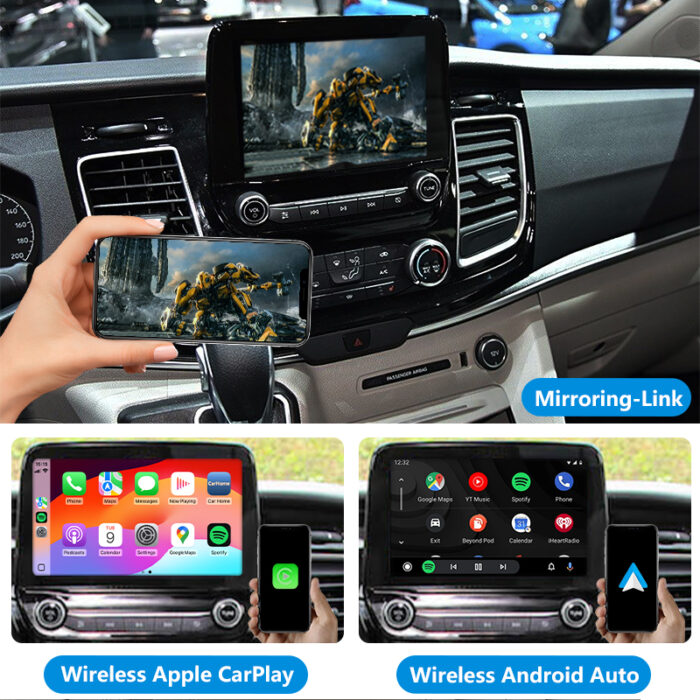 Explorer Escape Focus SYNC Upgrade Kit Wireless CarPlay and Android Auto Integration Auto Electronics for 2017-2019 Ford CarPlay Module - Image 5