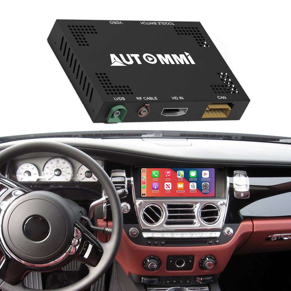 Wraith Auto Electronics Upgrade Wireless CarPlay Adapter Android Auto Interface Module Box for 2013 - 2015 Rolls-Royce