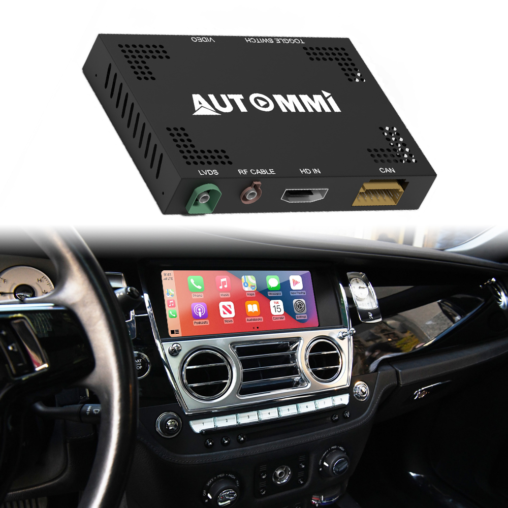 Gusto Auto Electronics Upgrade Wireless CarPlay Adapter Android Auto Interface Module Box for 2015 - 2018 Rolls-Royce
