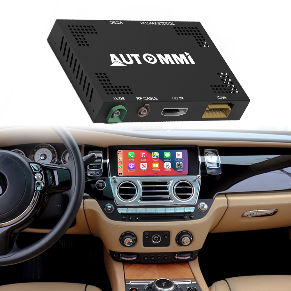 Wraith Auto Electronics Upgrade Wireless CarPlay Adapter Android Auto Interface Module Box for 2013 - 2015 Rolls-Royce