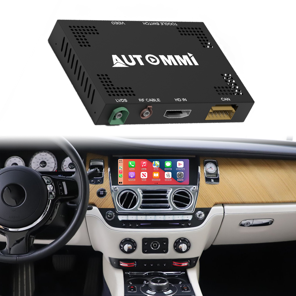 Wraith Auto Electronics Upgrade Wireless CarPlay Adapter Android Auto Interface Module Box for 2013 - 2015 Rolls-Royce