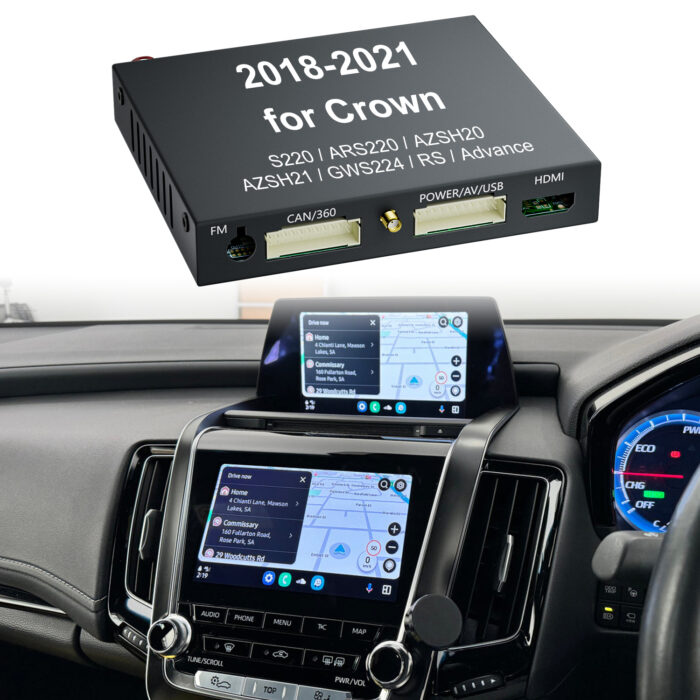 2018-2021 Crown S220 ARS220 AZSH20 AZSH21 GWS224 Original Head Units Wireless Apple CarPlay and Android Auto Integration Kits for Toyota