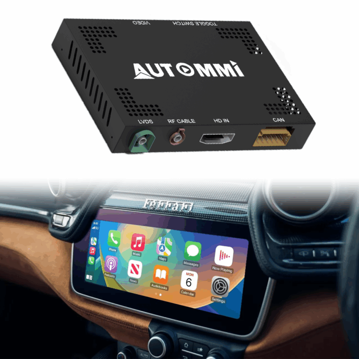 GTC4Lusso Auto Electronics Module Wireless Apple CarPlay Adapter and Android Auto Interfaces Upgrade Kit for Ferrari