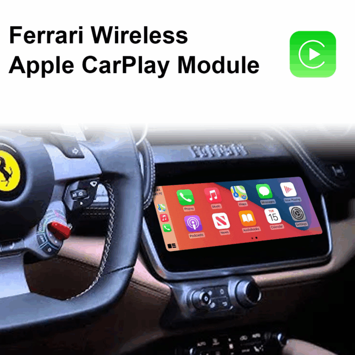 GTC4Lusso Auto Electronics Module Wireless Apple CarPlay Adapter and Android Auto Interfaces Upgrade Kit for Ferrari - Image 2