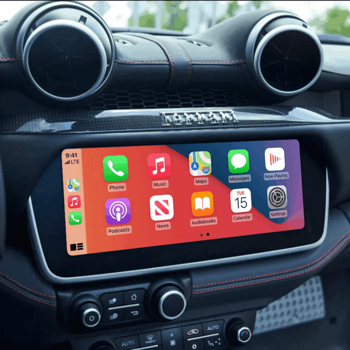 Autommi Wireless Android Auto Apple CarPlay Upgrade Module for Ferrari 488 458 F8 F12 Carplay Car Multimedia Interface - Image 3