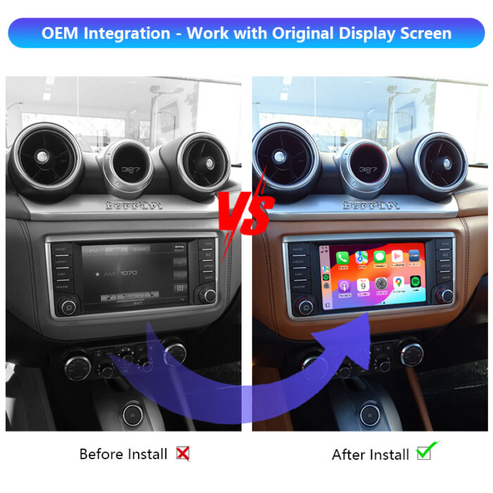 Fast Delivery USB Portable Mirror Link Navigation Car Player Wireless Android Auto Carplay Module for 2015 Ferrari California T - Image 2