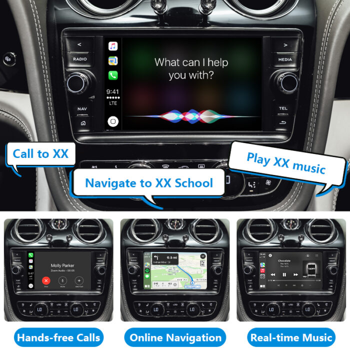 Bentayga Auto Electronics Wireless CarPlay Adapter Android Auto Interface Module Box for 2016 - 2019 Bentley Integration Kits - Image 3