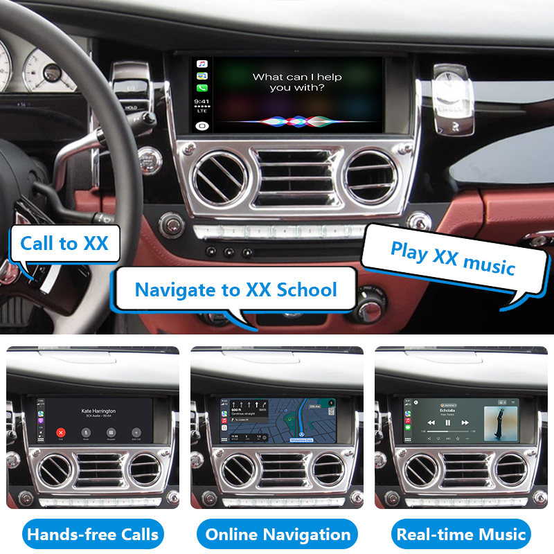 Wraith Auto Electronics Upgrade Wireless CarPlay Adapter Android Auto Interface Module Box for 2013 - 2015 Rolls-Royce - Image 3