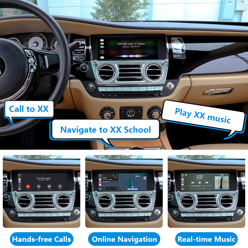 Wraith Auto Electronics Upgrade Wireless CarPlay Adapter Android Auto Interface Module Box for 2013 - 2015 Rolls-Royce - Image 3