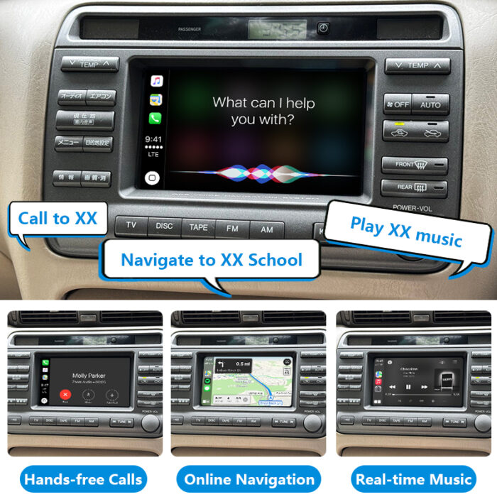 Crown JZS 171/175 Original Head Units Wireless Apple CarPlay and Android Auto Integration Kit Auto Electronics for Toyota Car - Image 4