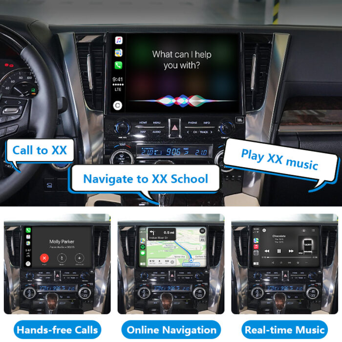 2020-2022 Elfa Original Head Units Wireless Apple CarPlay and Android Auto Integration Kit Auto Electronics for Toyota  Car - Image 4