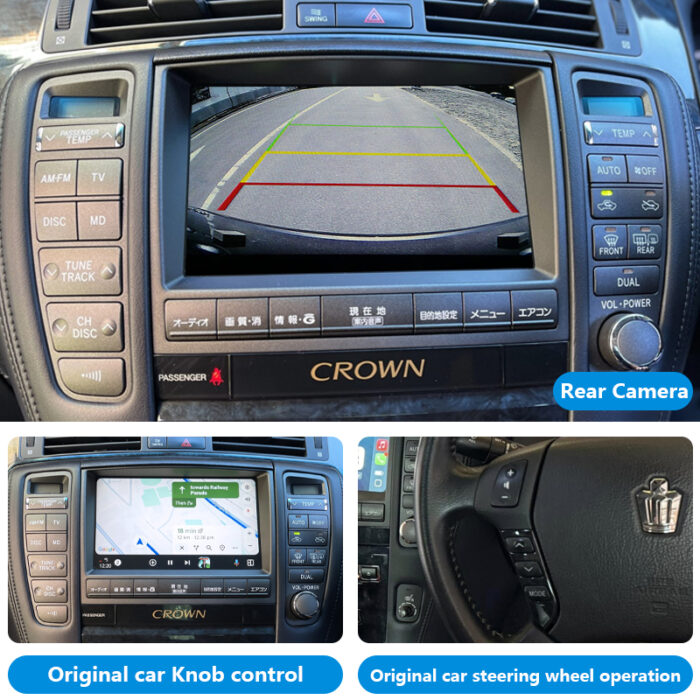 Crown Auto Electronics GRS184 OEM Head Units Wireless Apple CarPlay Android Auto Integration Kits Car DVD Player for Toyota Car - Image 4
