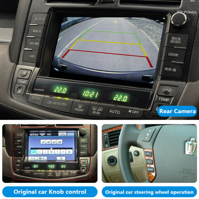 Crown Hybrid GWS204 OEM Head Units Wireless Apple CarPlay and Android Auto Integration Kits Car DVD Player for 2008-2012 Toyota - Image 5