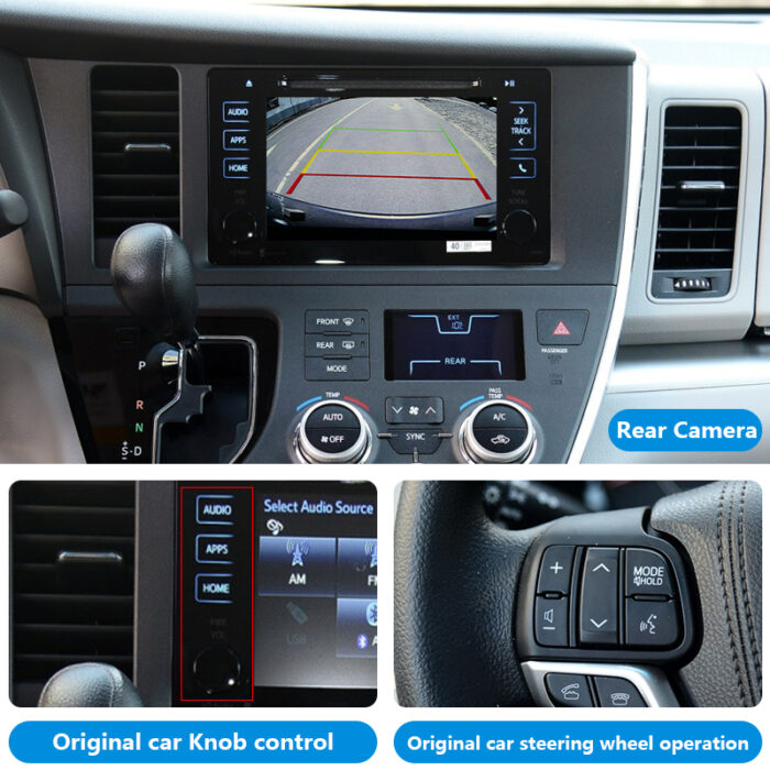 2015-2017 Sienna Auto Electronics Apple Wireless CarPlay Module Android Auto Integrated Navigation & GPS for Toyota Auto Integration Kits - Image 5