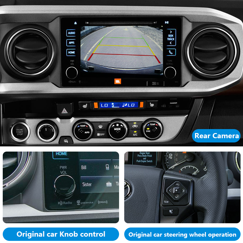 2017-2019 Toyota Tacoma Review Original Head Units Wireless Apple CarPlay and Android Auto Integration Kits - Image 5