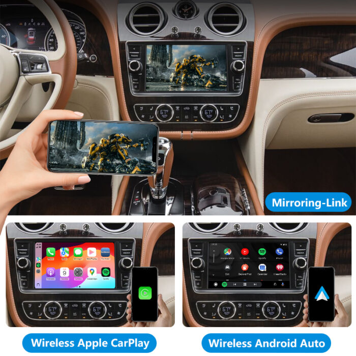 Bentayga Auto Electronics Wireless CarPlay Adapter Android Auto Interface Module Box for 2016 - 2019 Bentley Integration Kits - Image 5