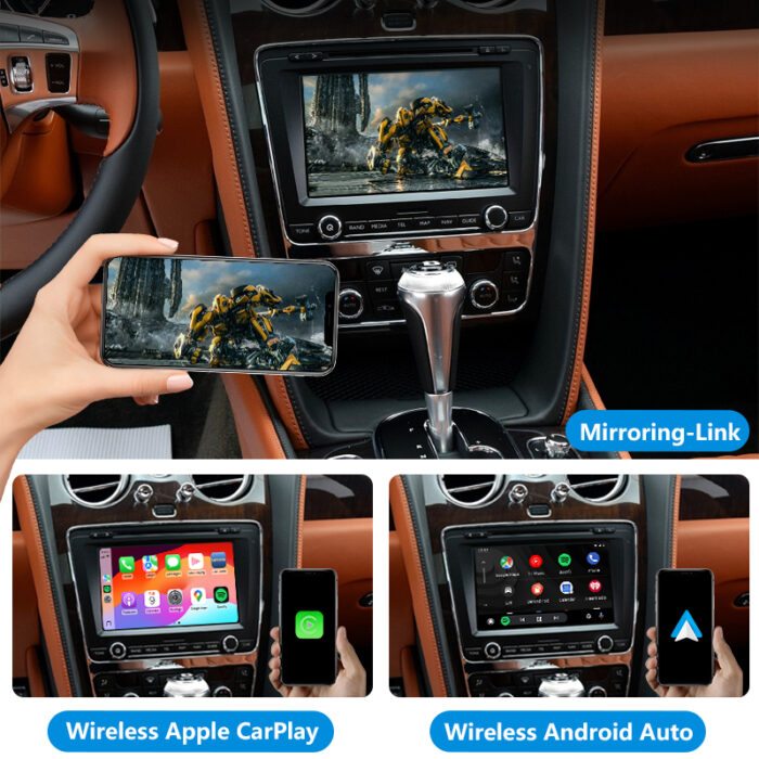 Flying Auto Electronics Wireless CarPlay Adapter Android Auto Interface Module Box for 2012 - 2019 Bentley Auto Integration Kits - Image 5