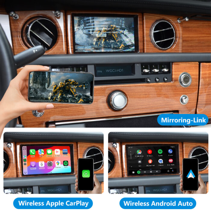 Cullinan Phantom Auto Electronics Upgrade Wireless CarPlay Adapter Android Auto Interface Module Box for 2009 - 2016 Rolls-Royce - Image 5