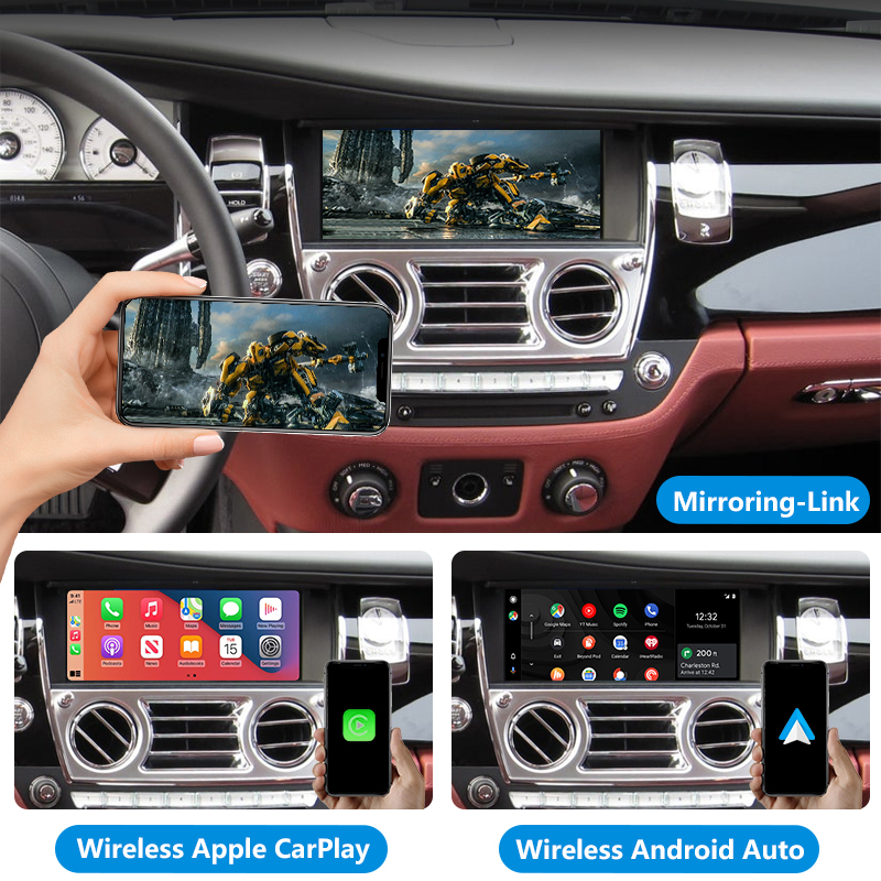 Wraith Auto Electronics Upgrade Wireless CarPlay Adapter Android Auto Interface Module Box for 2013 - 2015 Rolls-Royce - Image 5