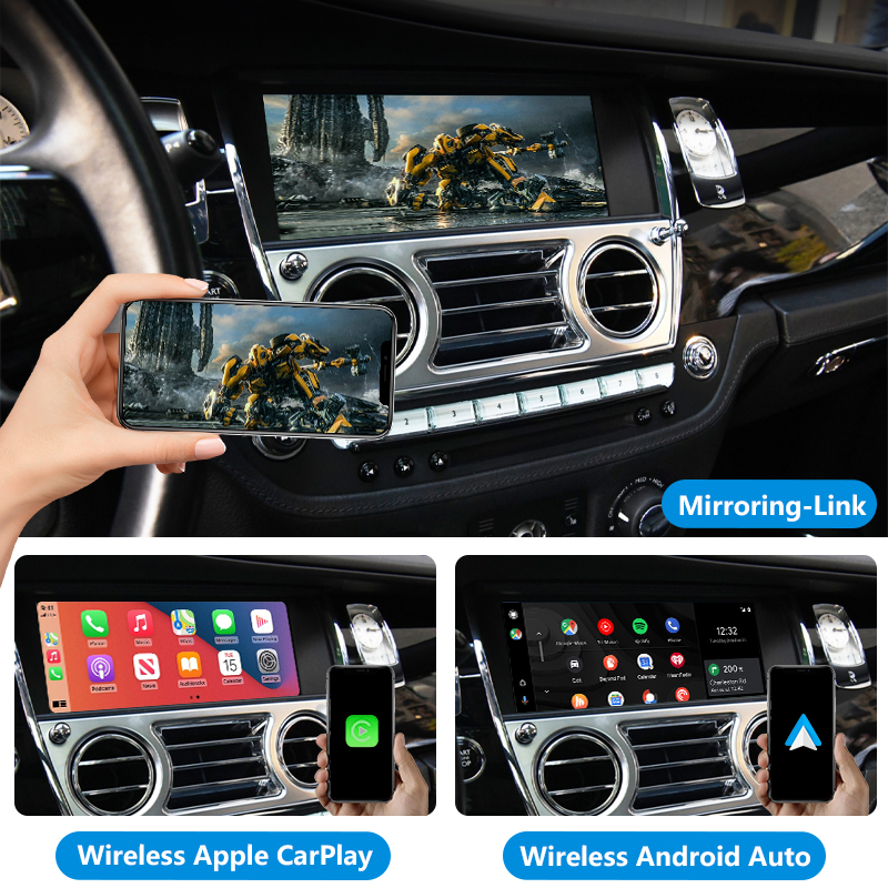 Gusto Auto Electronics Upgrade Wireless CarPlay Adapter Android Auto Interface Module Box for 2015 - 2018 Rolls-Royce - Image 5