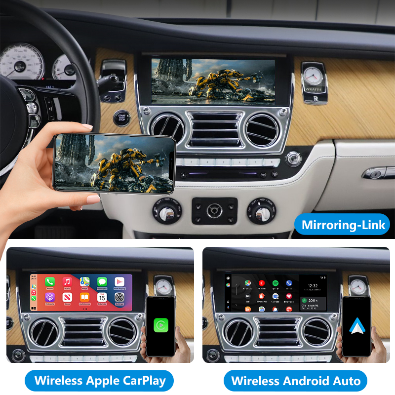 Wraith Auto Electronics Upgrade Wireless CarPlay Adapter Android Auto Interface Module Box for 2013 - 2015 Rolls-Royce - Image 5
