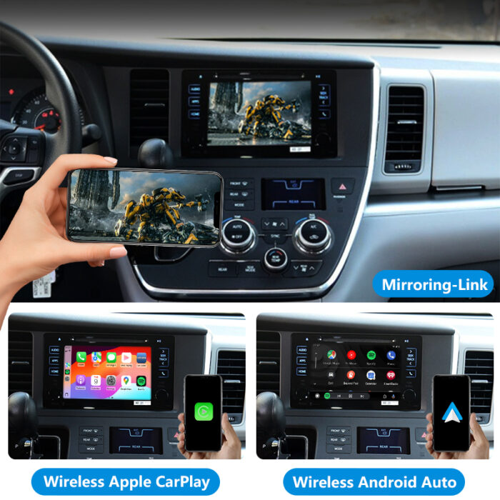2015-2017 Sienna Auto Electronics Apple Wireless CarPlay Module Android Auto Integrated Navigation & GPS for Toyota Auto Integration Kits - Image 6