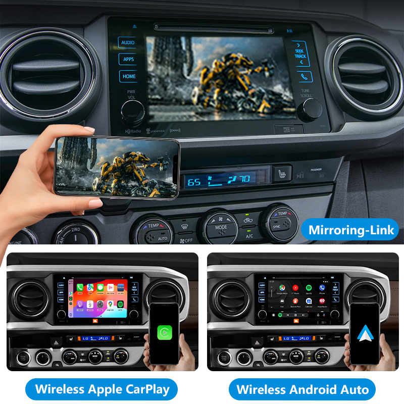 2017-2019 Toyota Tacoma Review Original Head Units Wireless Apple CarPlay and Android Auto Integration Kits - Image 6