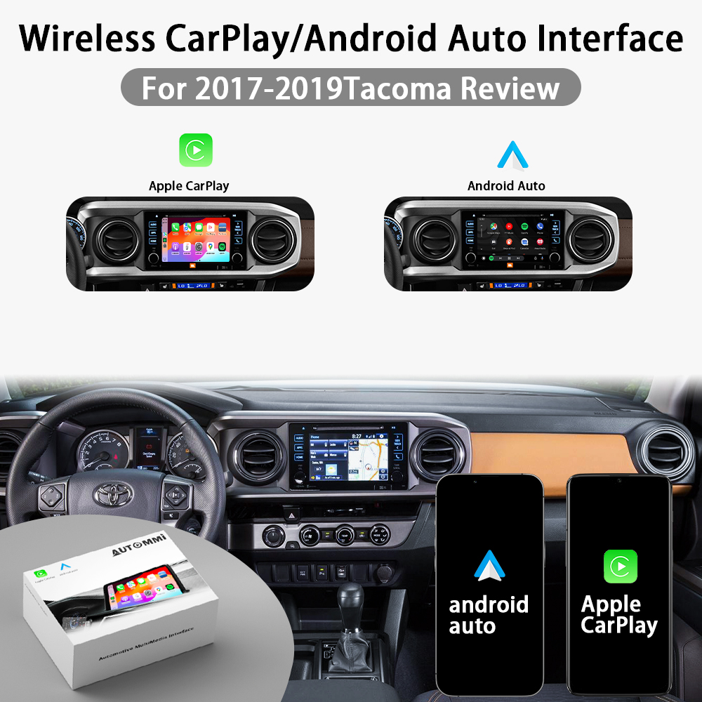 2017-2019 Toyota Tacoma Review Original Head Units Wireless Apple CarPlay and Android Auto Integration Kits - Image 2