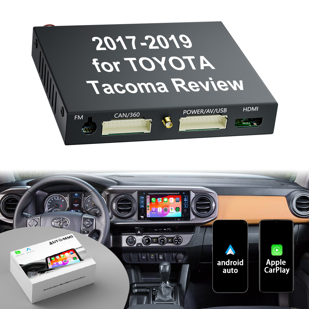 2017-2019 Toyota Tacoma Review Original Head Units Wireless Apple CarPlay and Android Auto Integration Kits