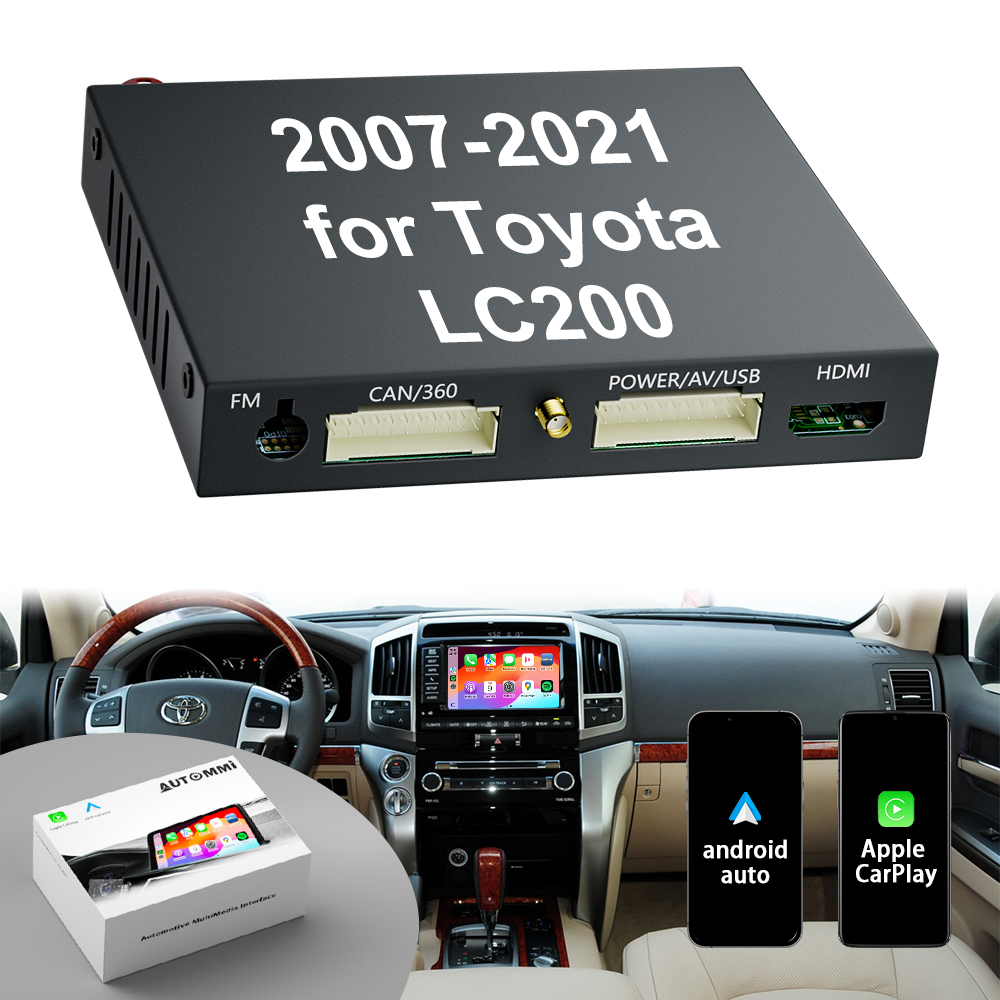 2007-2021 Toyota Land cruiser LC200 Wireless Apple CarPlay & Android Auto Integration Kits